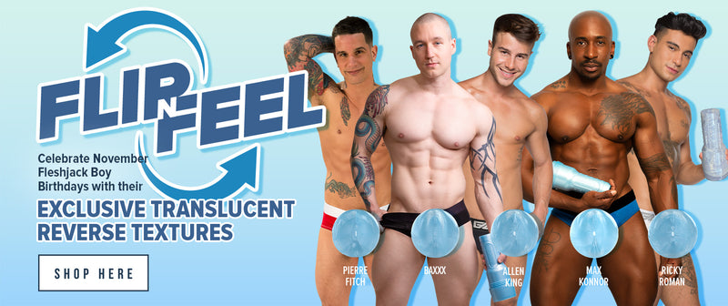 Flip n' Feel Reverse Texture Birthday Cake Edition Strokers